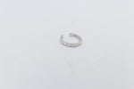 9ct White Gold Ladies Gold Toe Ring CYT196