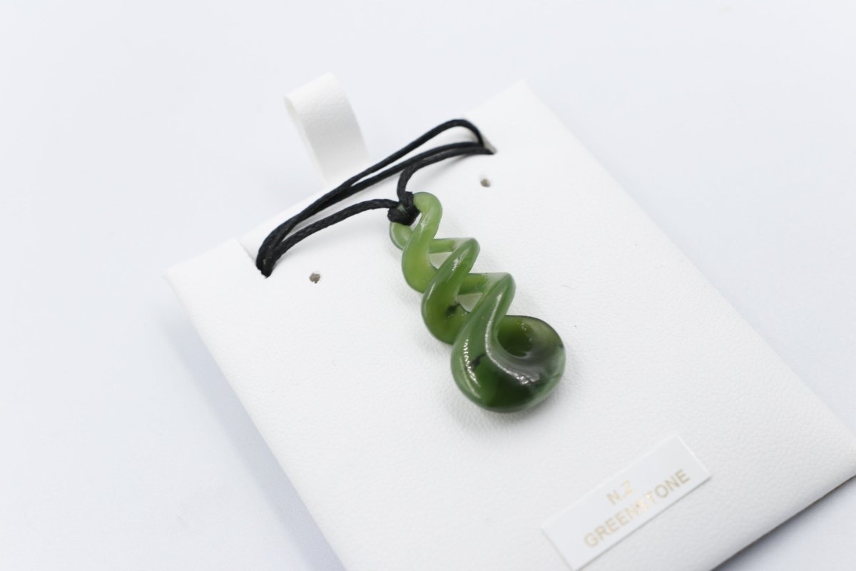 New Zealand Greenstone Triple Twist