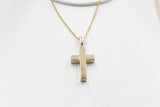 9ct Gold Solid Thick Cross Pendent SJ5p0011