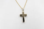 9ct Gold Solid Thick Cross Pendent SJ5p0011