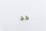 9ct Gold Genuine Emerald Cluster Earrings SJ5ET0022-EMDI