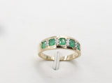 9ct Gold Genuine Emerald & Diamond ring SJ5RIN0092EMDI