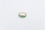 9ct Gold Genuine Emerald & Diamond ring SJ5RIN0092EMDI