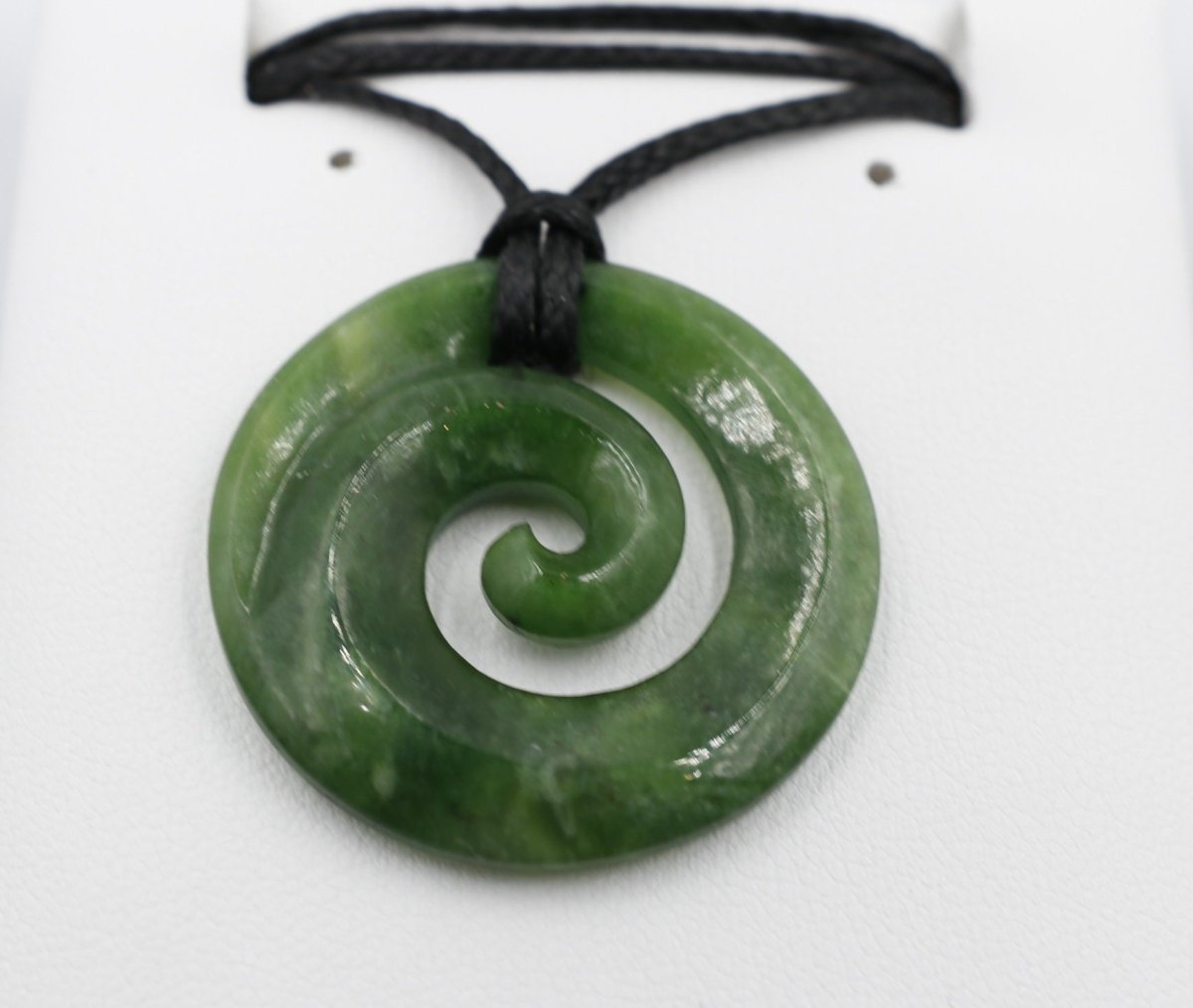 New Zealand Greenstone Closed Koru