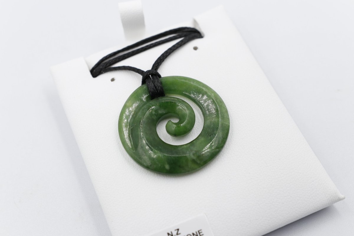 New Zealand Greenstone Closed Koru