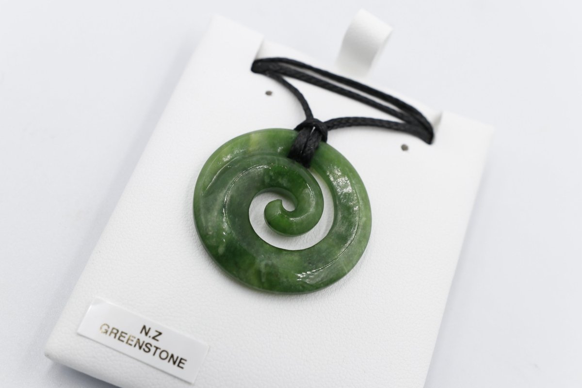 New Zealand Greenstone Closed Koru