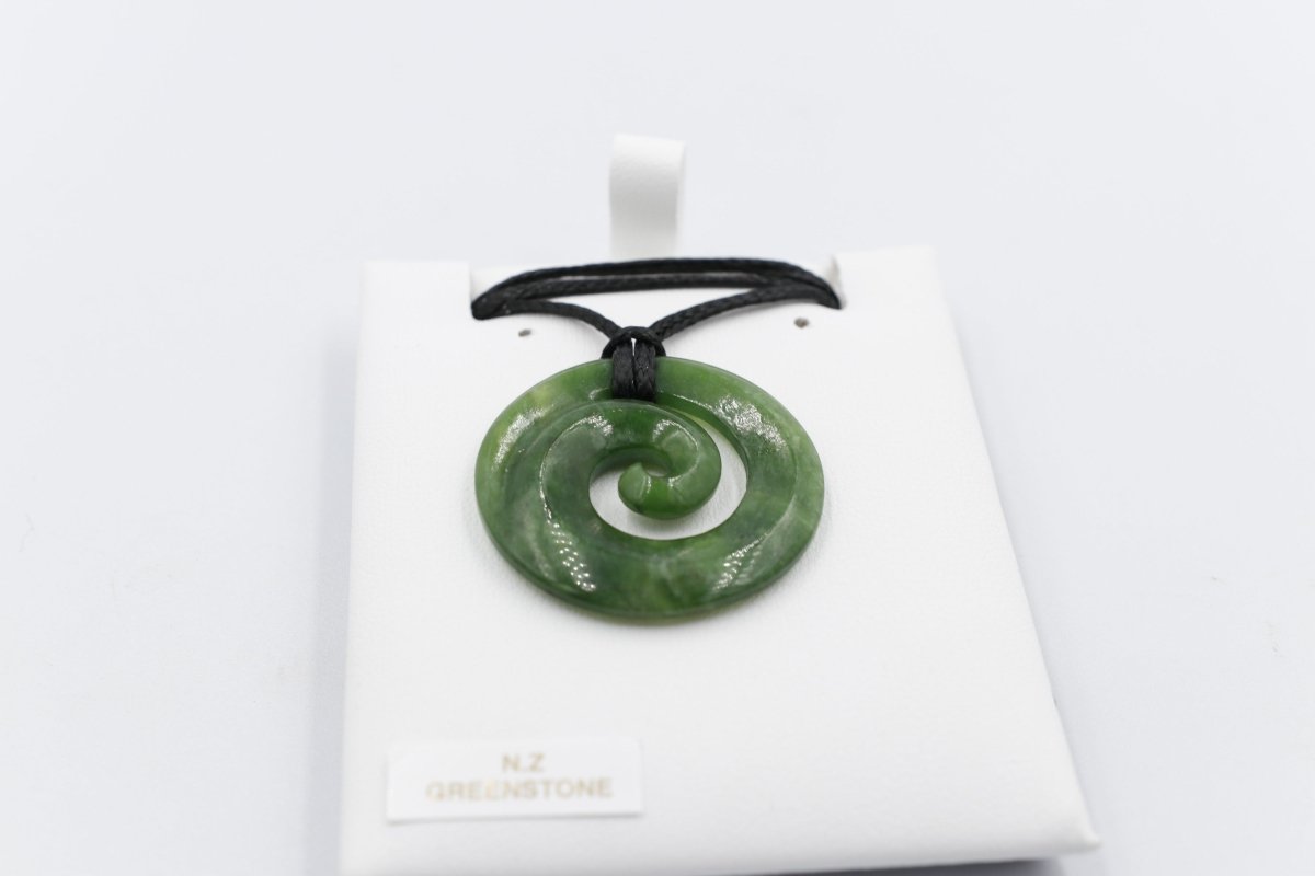 New Zealand Greenstone Closed Koru