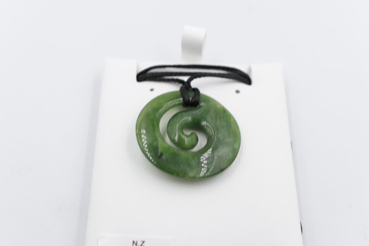 New Zealand Greenstone Closed Koru