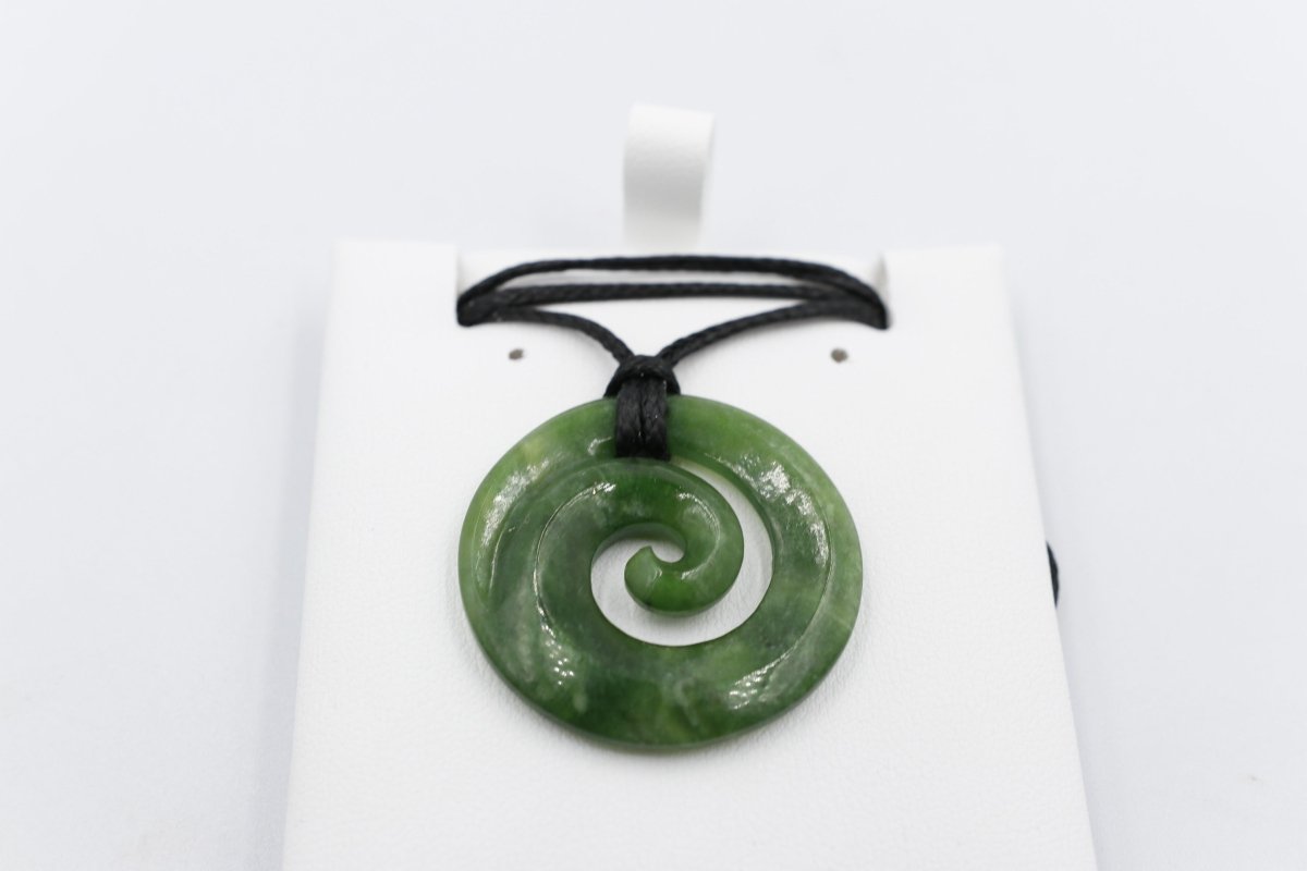 New Zealand Greenstone Closed Koru