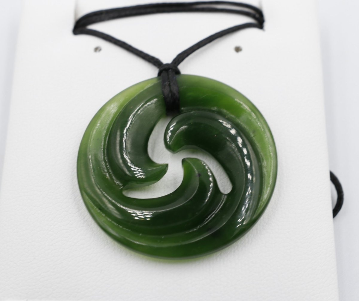 New Zealand Greenstone Koru Wheel
