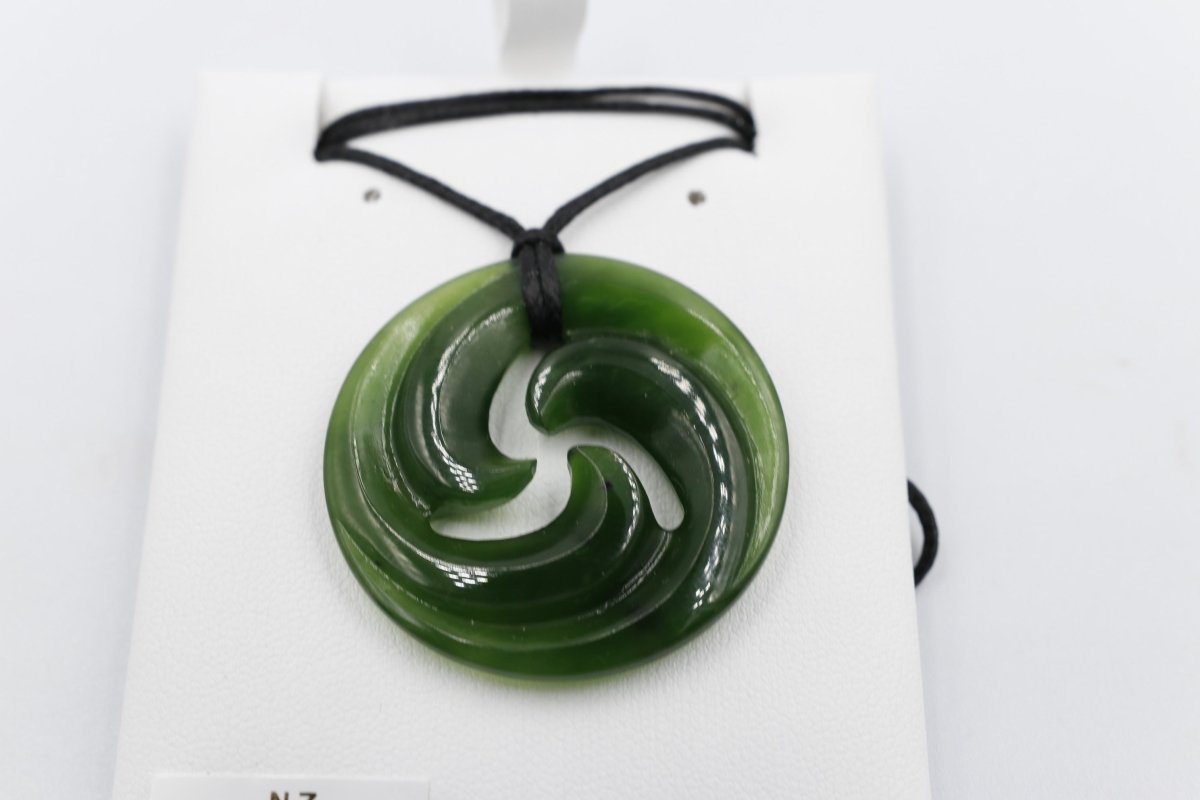 New Zealand Greenstone Koru Wheel