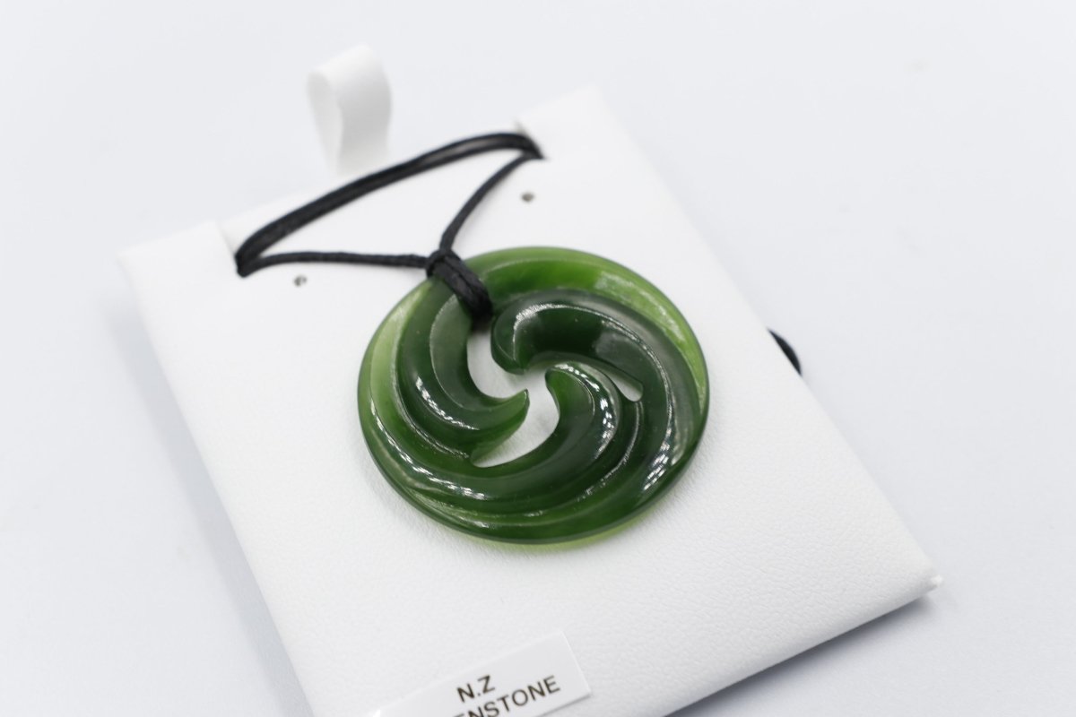 New Zealand Greenstone Koru Wheel