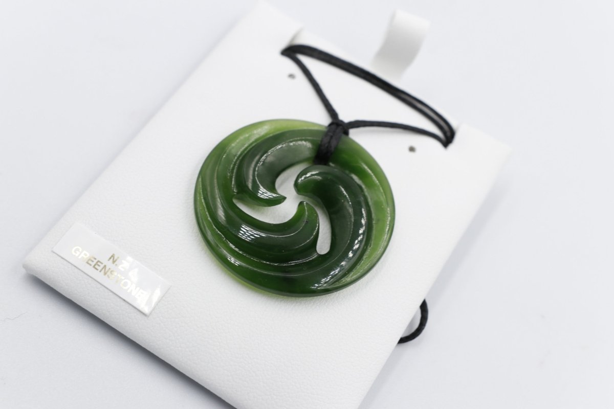 New Zealand Greenstone Koru Wheel