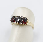 9ct Gold Garnet & Diamond ring SYR7986G