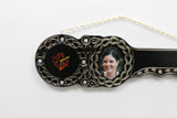 Native New Zealand Wooden 21st key with Hibiscus
