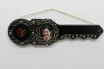 Native New Zealand Wooden 21st key with Hibiscus