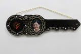 Native New Zealand Wooden 21st key with Hibiscus