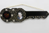 Native New Zealand Wooden 21st key with Hibiscus WM438SJ2H