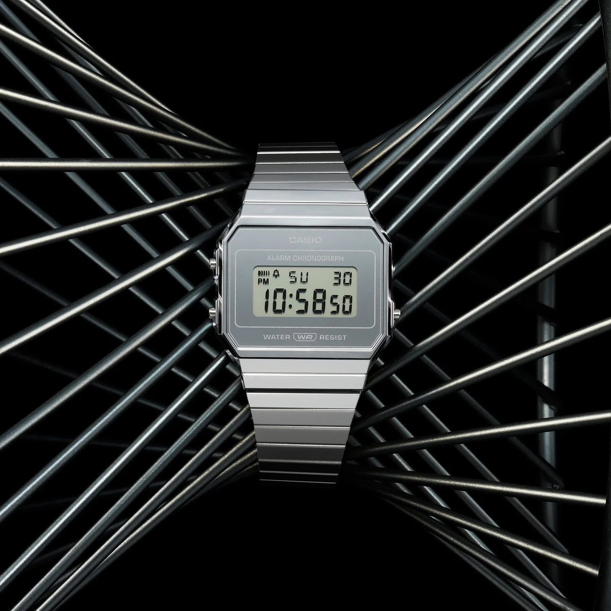 Casio Silver Tone Pure Vintage Digital A700WEV-7A