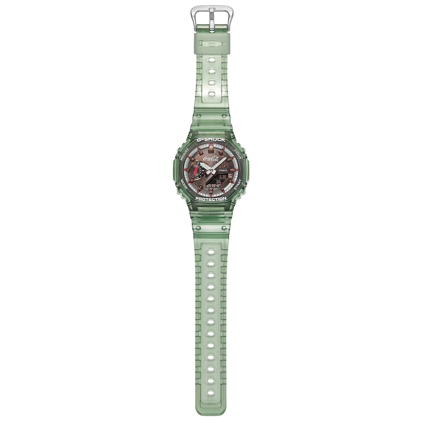 Coca-Cola collaboration model Gshock GA-2100CC-3A