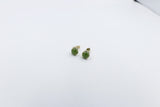 9ct Gold Set New Zealand Greenstone 7mm Studs SYE1802
