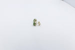 9ct Gold Set New Zealand Greenstone 7mm Studs SYE1802