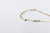 9ct Gold Solid Mens Curb Bracelet 22cms
