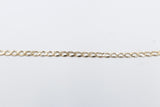 9ct Gold Solid Mens Curb Bracelet 22cms