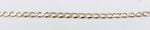 9ct Gold Solid Mens Curb Bracelet 22cms