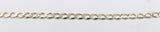 9ct Gold Solid Mens Curb Bracelet 22cms
