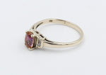 9ct Gold Mystic Topaz Ring with Diamonds
