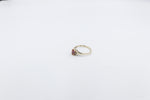 9ct Gold Mystic Topaz Ring with Diamonds