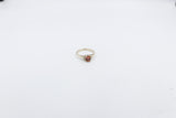 9ct Gold Mystic Topaz Ring with Diamonds