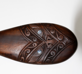 Wooden Patu with Koru Design