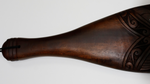 Wooden Patu with Koru Design