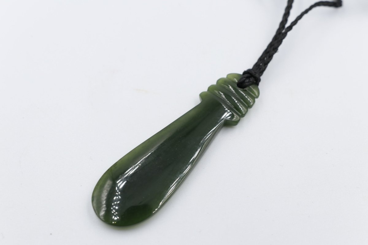 New Zealand Greenstone  Polished Mere 65mm