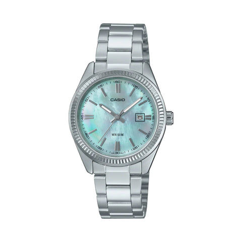 Casio Ladies Analogue 50m WR Watch - LTP1302DS-2A