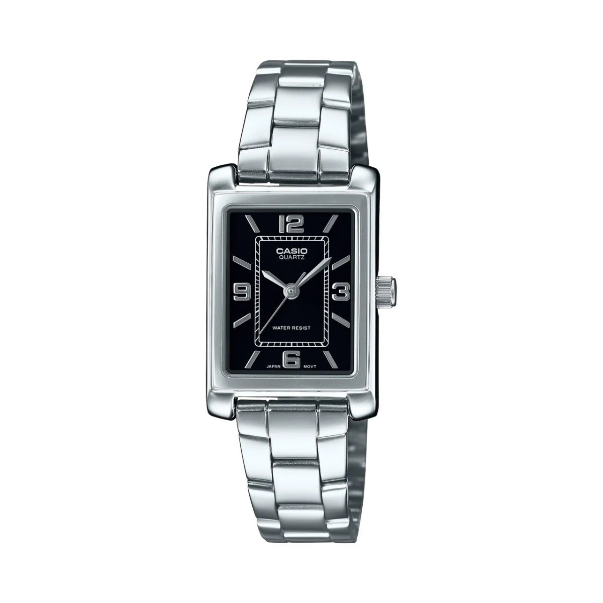 Casio Ladies Silver Standard Analogue Watch - LTP1234DD-1A