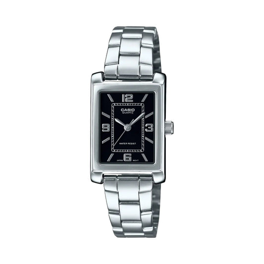Casio Ladies Silver Standard Analogue Watch - LTP1234DD-1A