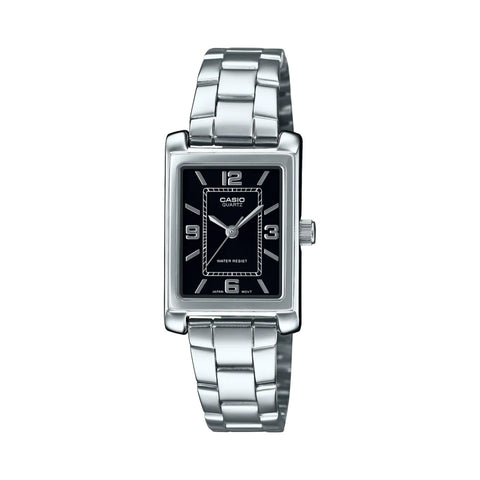 Casio Ladies Silver Standard Analogue Watch - LTP1234DD-1A