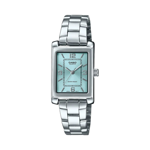 Casio Ladies Silver Standard Analogue Watch - LTP1234DD-2A