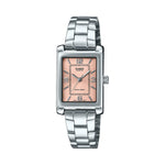 Casio Ladies Silver Standard Analogue Watch - LTP1234DD-4A