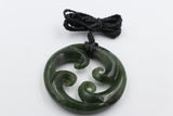 New Zealand Greenstone Quad Koru