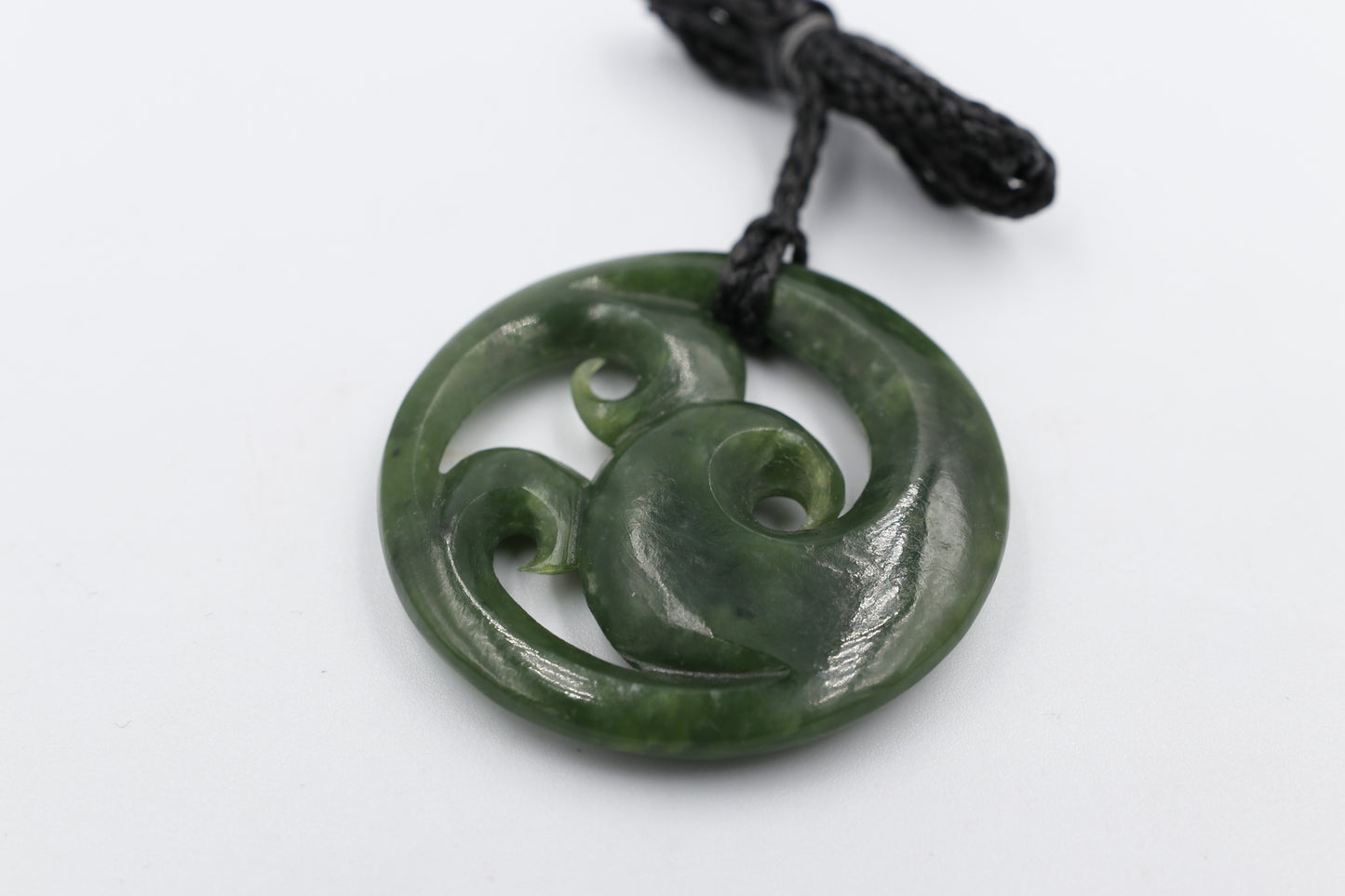 New Zealand Greenstone Triple Koru