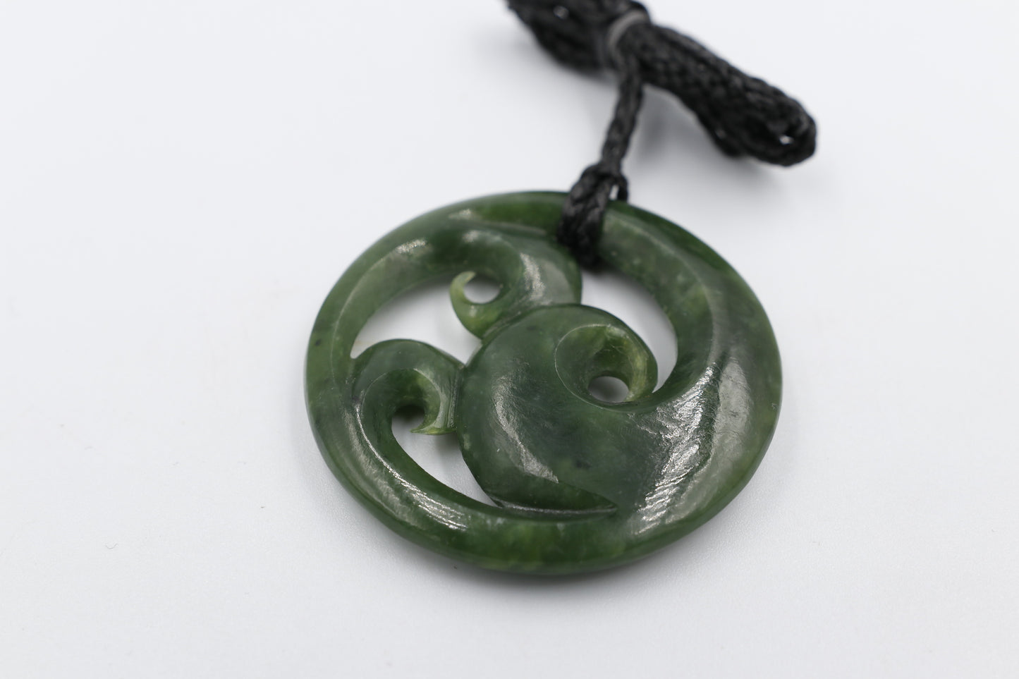 New Zealand Greenstone Triple Koru