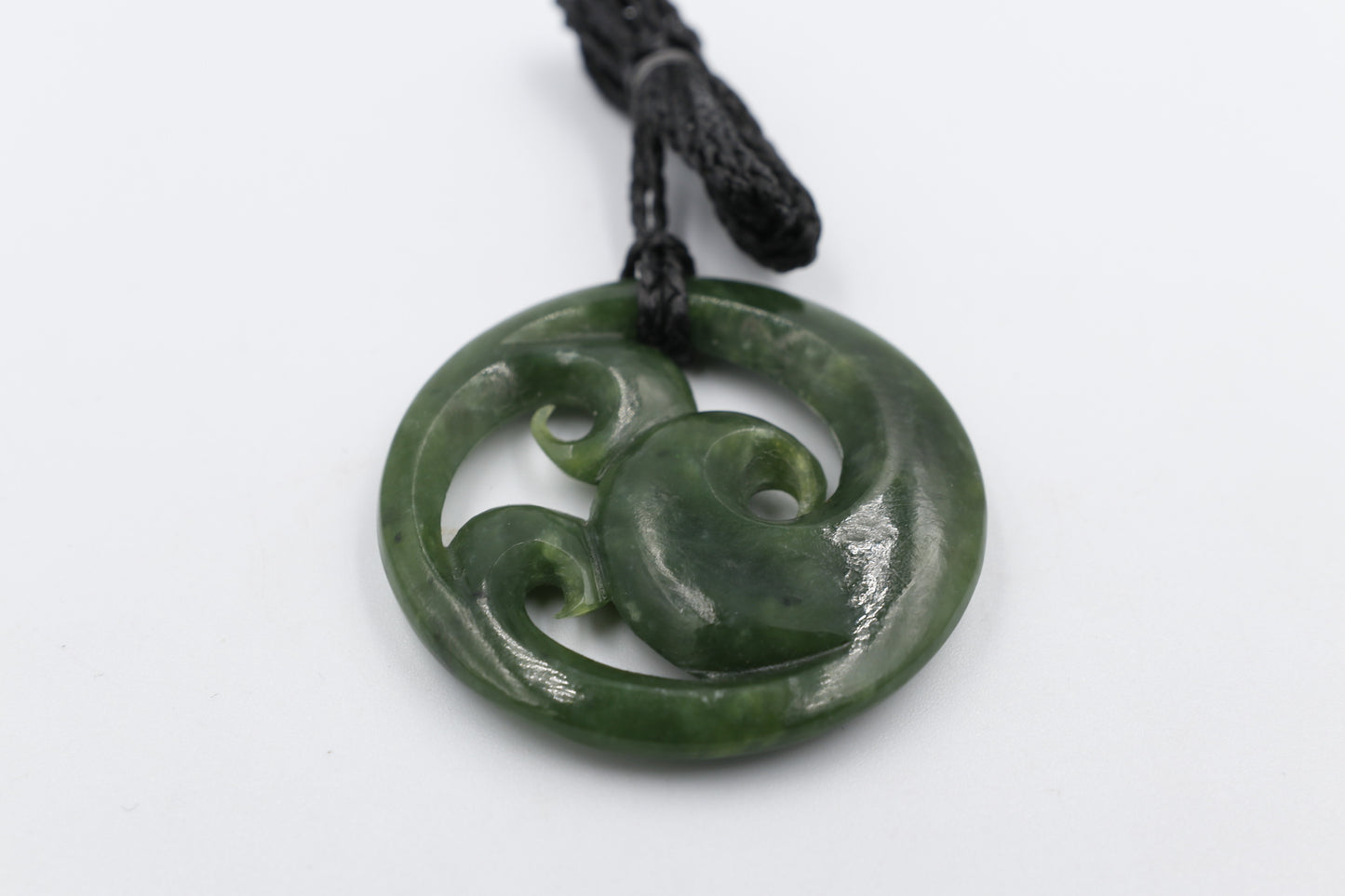 New Zealand Greenstone Triple Koru