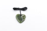 New Zealand Greenstone Heart Koru