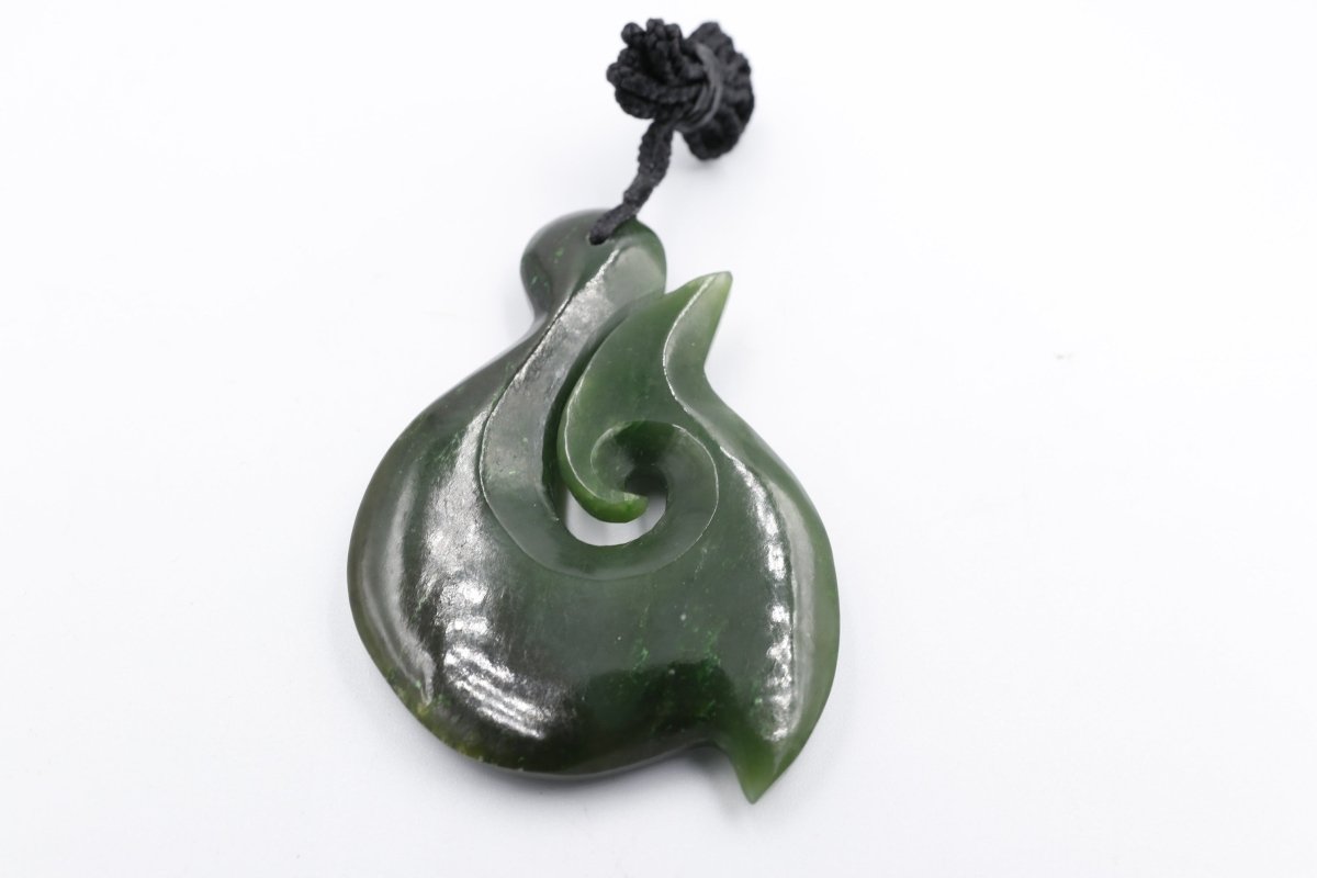 New Zealand Greenstone Fish Hook