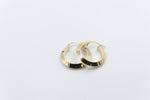 9ct Gold Knife edge Plain Hoops 150BC453/99