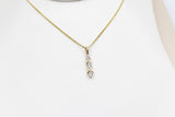 10K Gold Diamond Pendent TDW 0.33ct